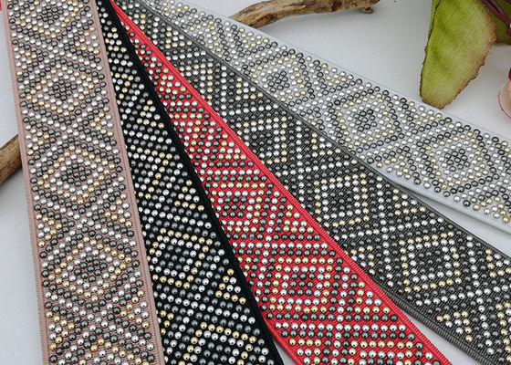 Китай Прочная декоративная эластичная лента, подгонянные диапазоны ленты цвета эластичные поставщик